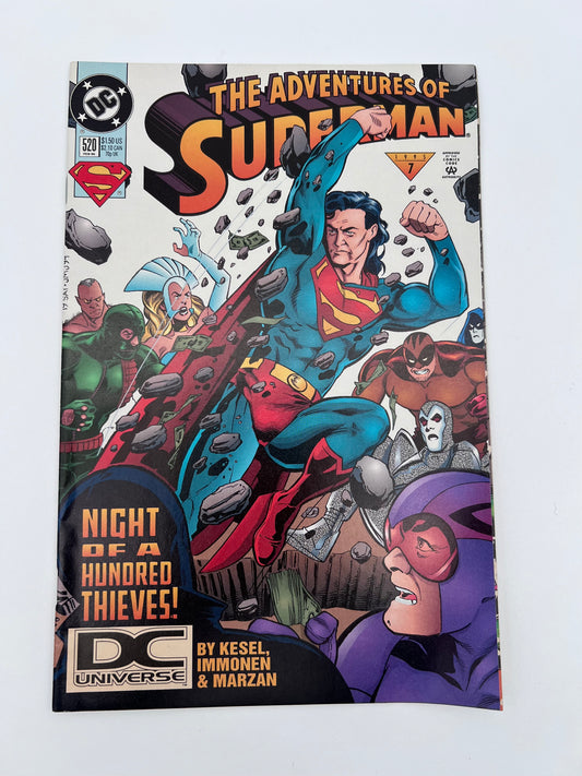 Adventures of Superman #520 DC Corner Box VF