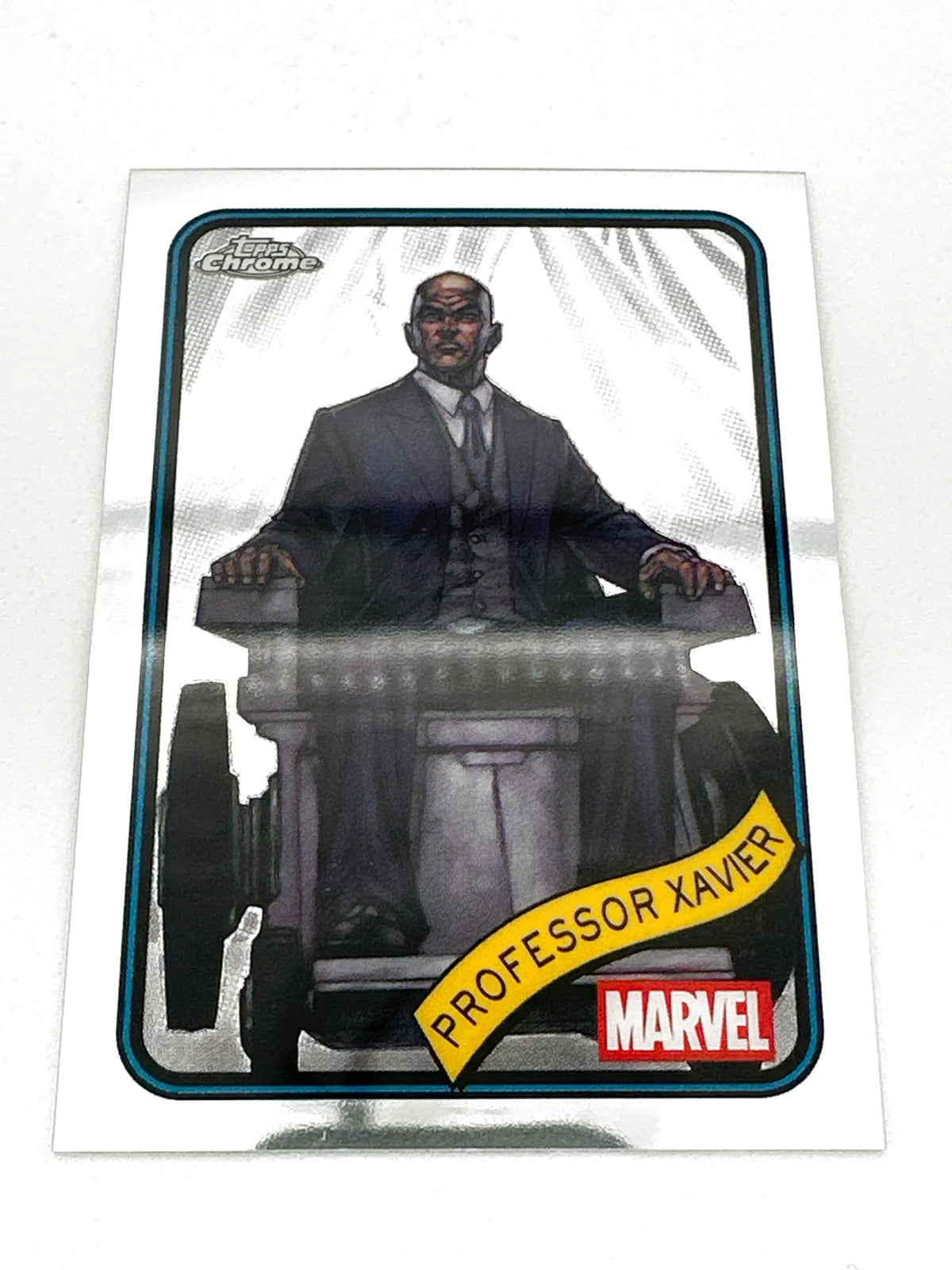2025 Topps Marvel Chrome #027 Professor Xavier Base - Glass City Comics & Collectibles
