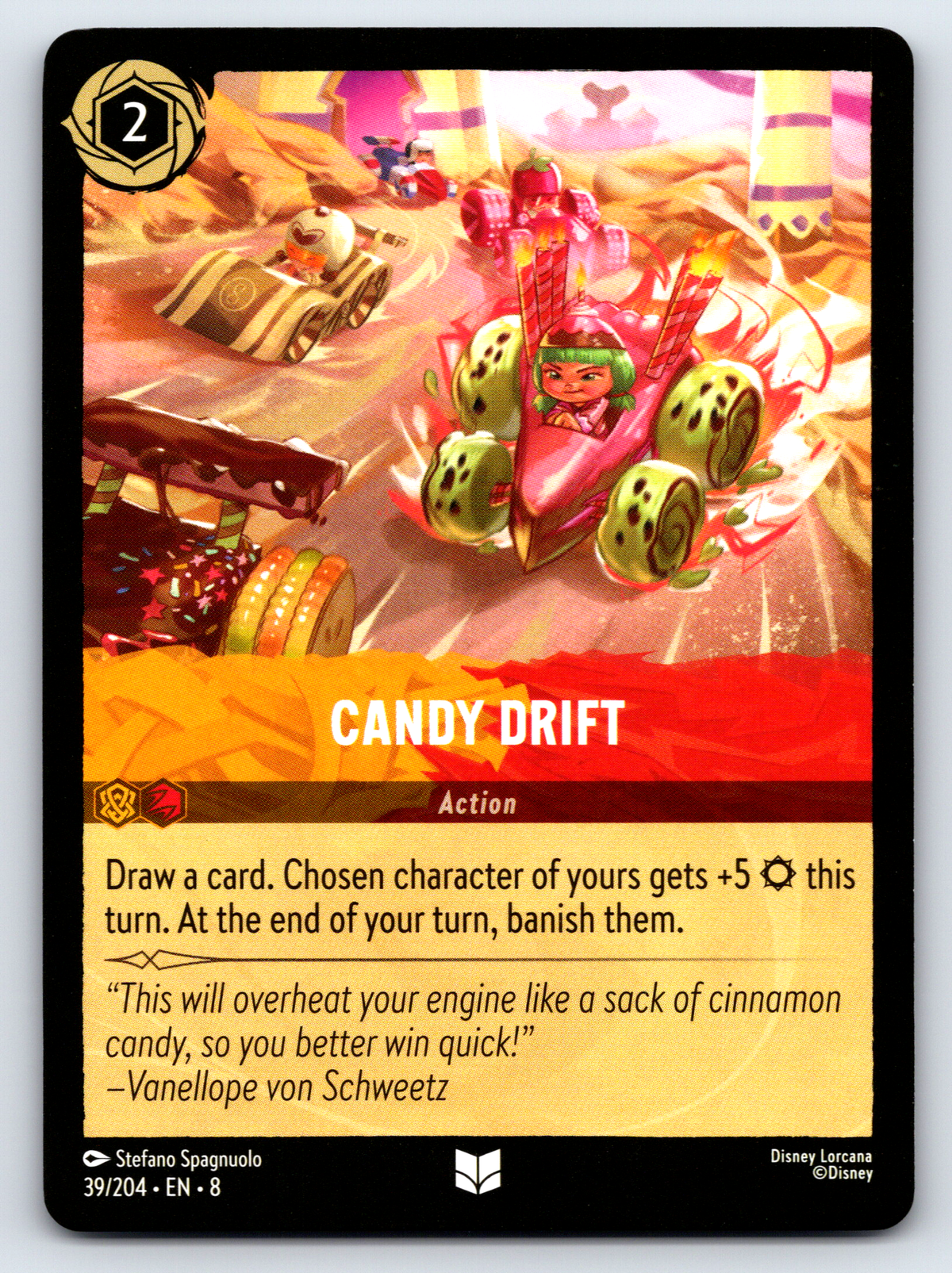 Disney Lorcana Trading Card Game Reign of Jafar 039/204 Candy Drift Card