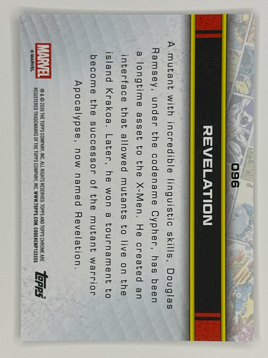 2026 Topps Marvel Chrome 096 Revelation Base Card