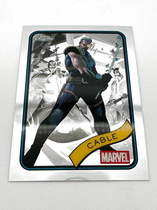 2025 Topps Marvel Chrome #145 Cable Base