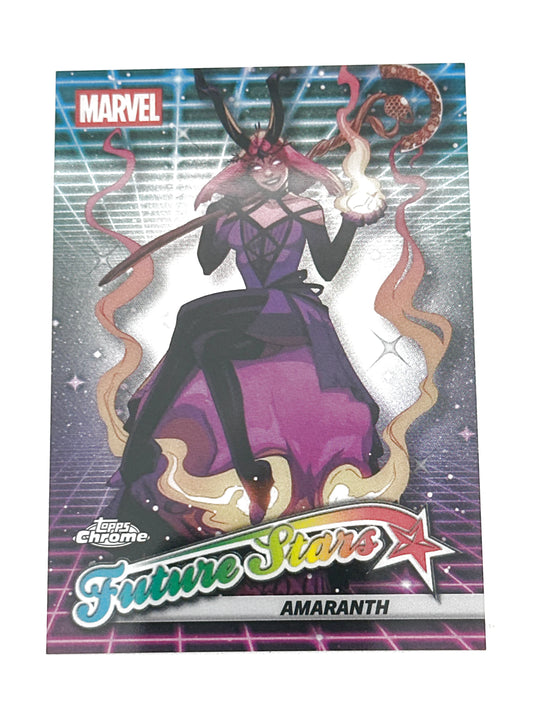 2025 Topps Marvel Chrome #000FS-8 Amaranth Future Stars