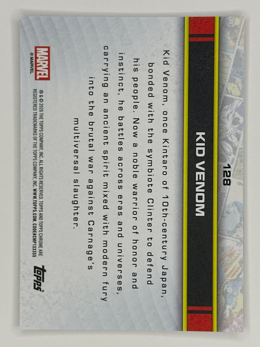 2026 Topps Marvel Chrome 128 Kid Venom Base Card