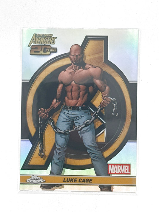 2025 Topps Marvel Chrome #000AV-2 Luke Cage New Avengers 20 Years