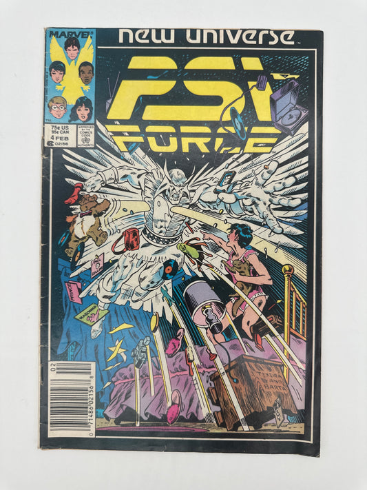 PSI Force #4 Newsstand FN/VF