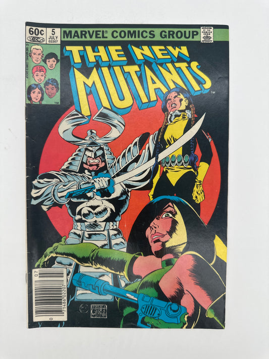 The New Mutants #5 Newsstand FN/VF