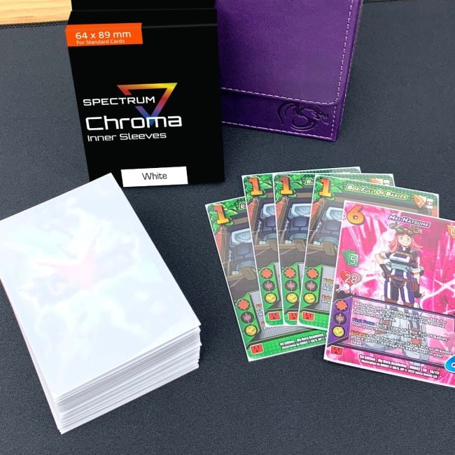 BCW Spectrum Chroma Inner Sleeves – White – 100 Count