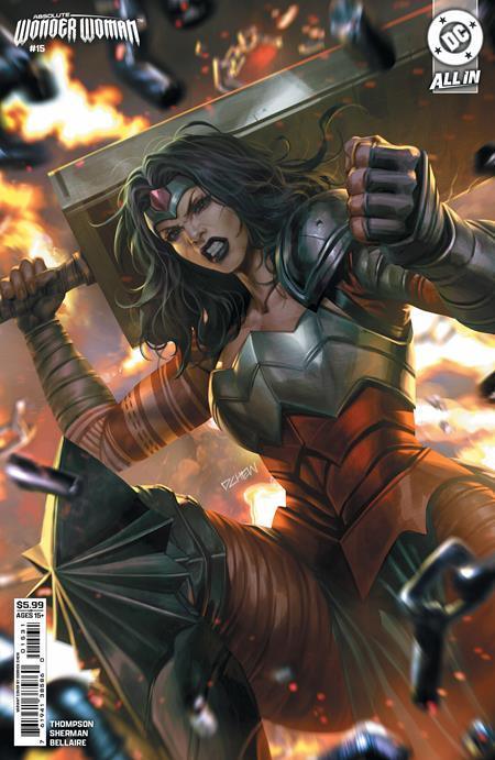 ABSOLUTE WONDER WOMAN #15 CVR B DERRICK CHEW CARD STOCK VAR - Glass City Comics & Collectibles