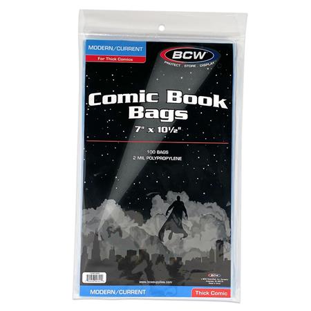 MODERN/CURRENT - THICK COMIC BAGS (PACK OF 100)