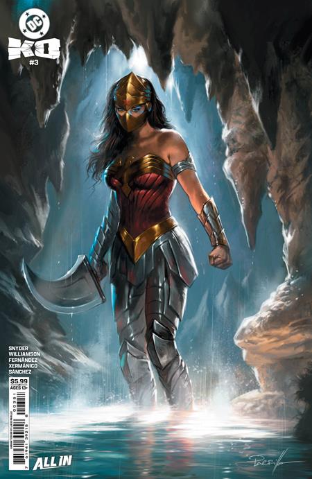DC K.O. #3 (OF 5) CVR E LUCIO PARRILLO CARD STOCK VAR NM