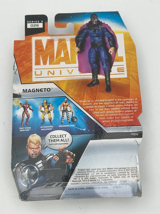 Hasbro Marvel Universe Series 3 #026 Magneto Action Figure - Glass City Comics & Collectibles