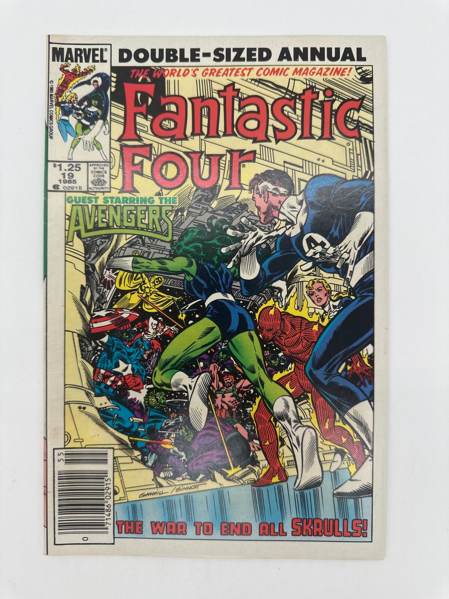 Fantastic Four Double-Sized Annual #19 Newsstand VF/NM