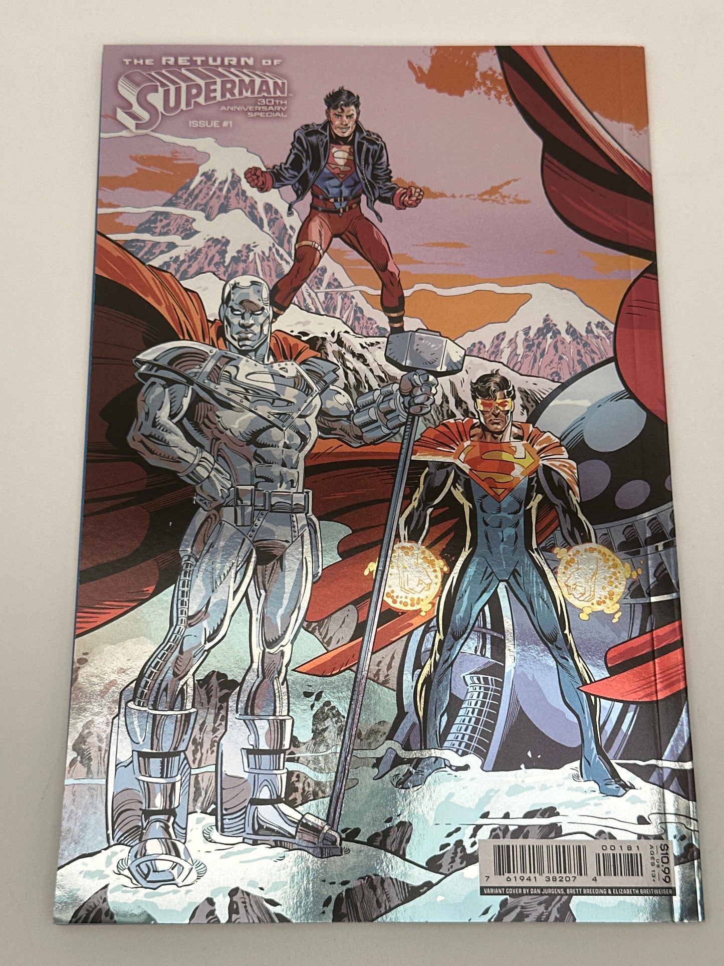 The Return of Superman 30th Anniversary Special #1 Dan Jurgens Foil Variant VF/NM