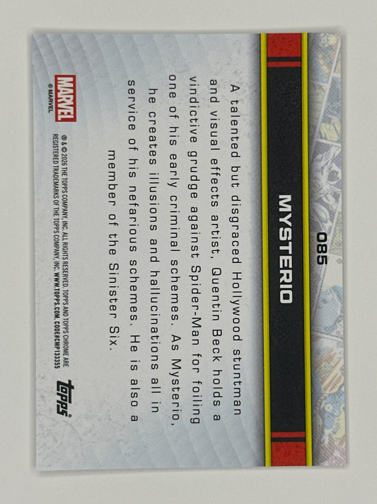 2026 Topps Marvel Chrome 085 Mysterio Base Card