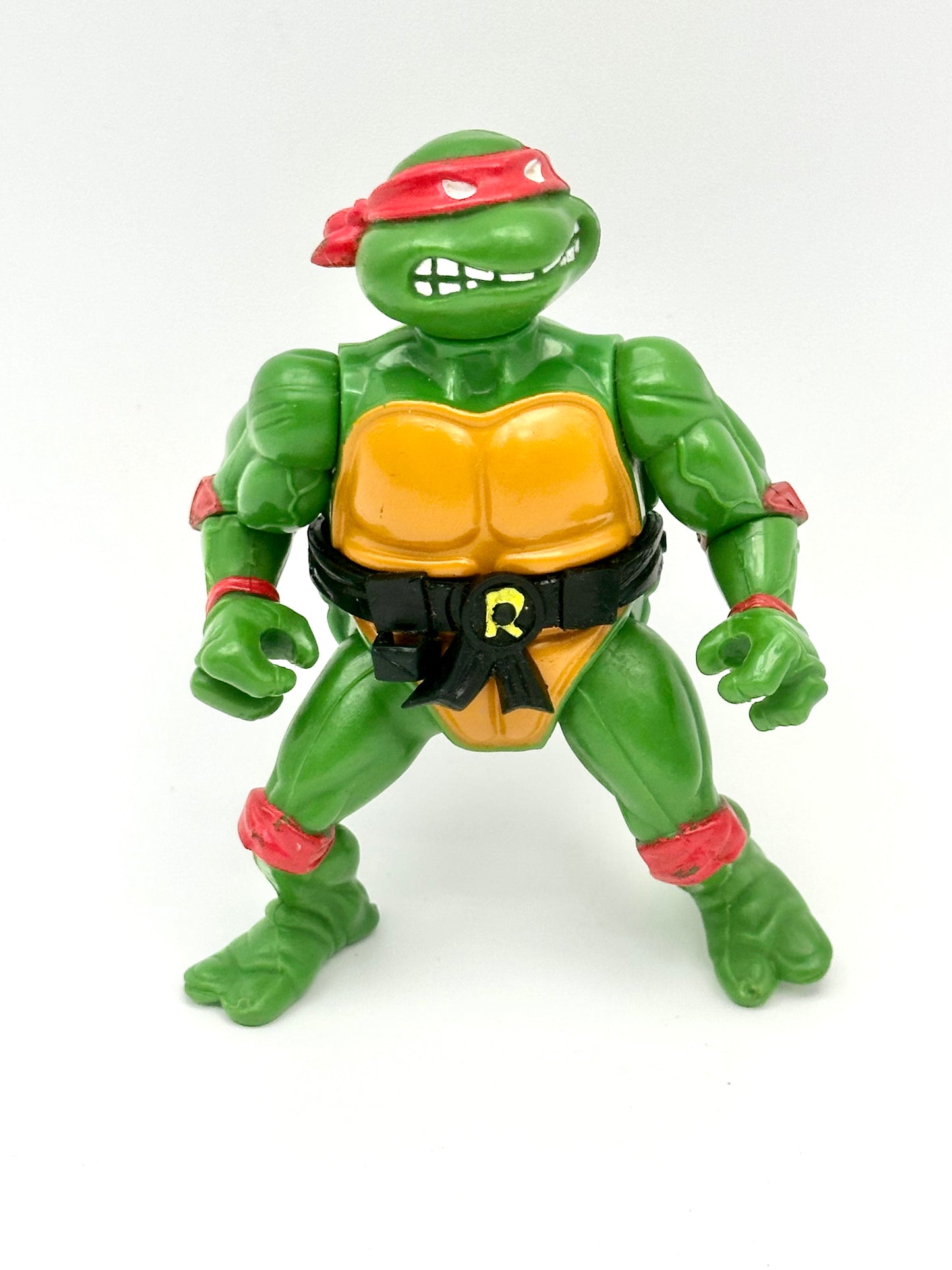 Vintage 1988 TMNT Raphael Soft Head Action Figure – Playmates Teenage Mutant Ninja Turtles