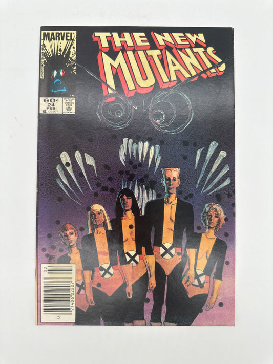 The New Mutants #24 Newsstand VF/NM
