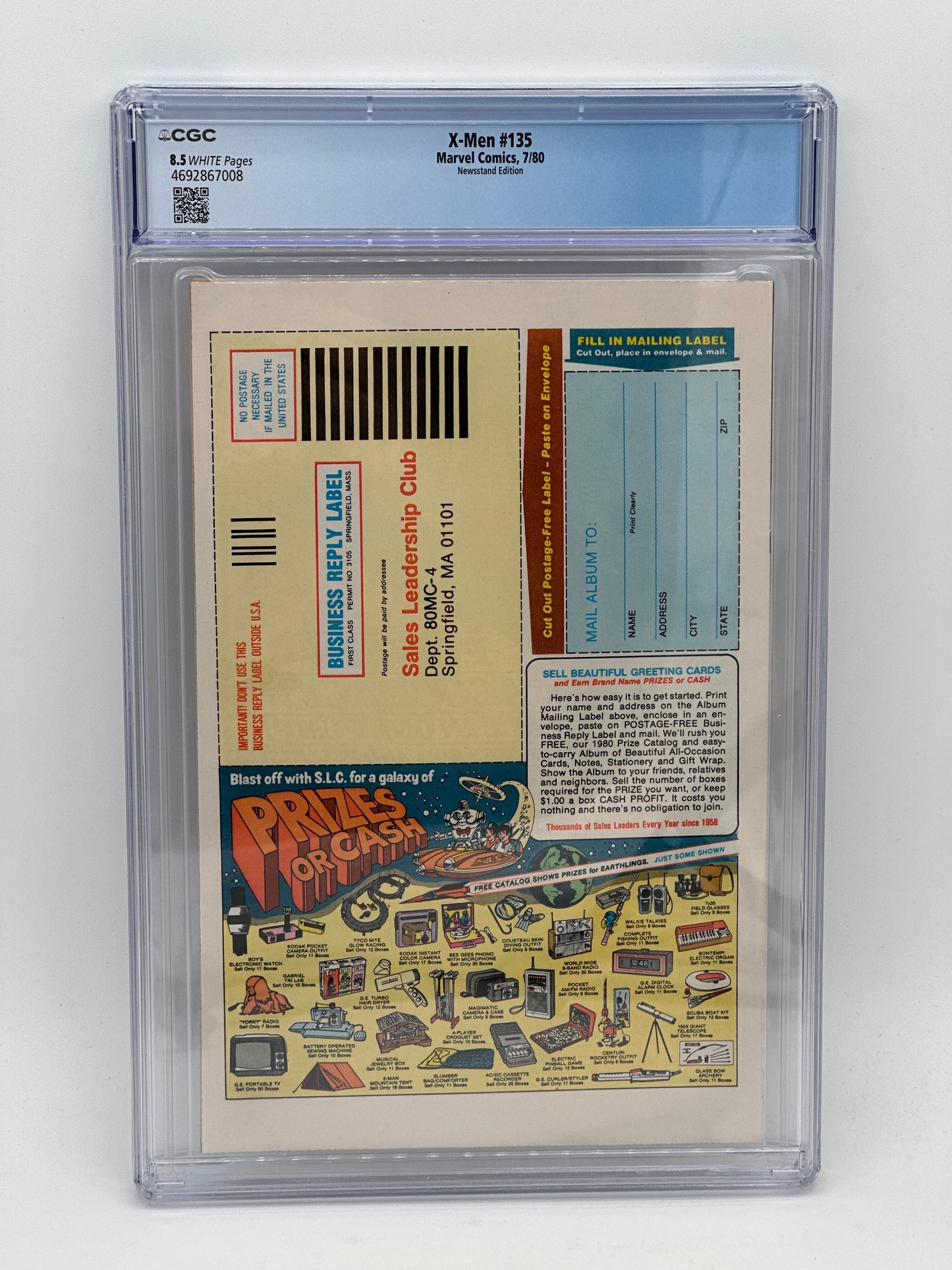 Uncanny #135 Newsstand CGC 8.5