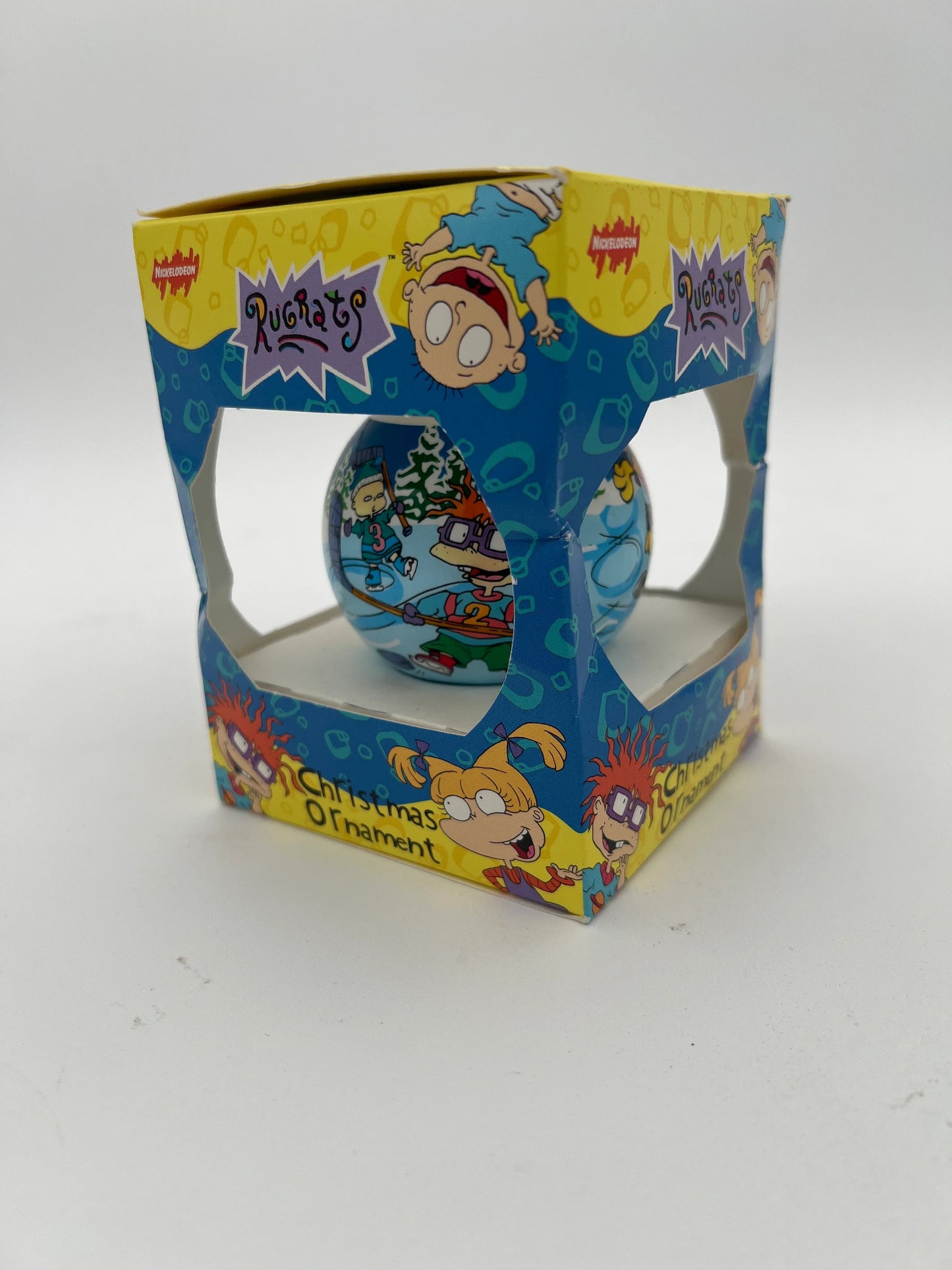 1998 Nickelodeon Ice Hockey Rugrats Christmas Ornament - Glass City Comics & Collectibles