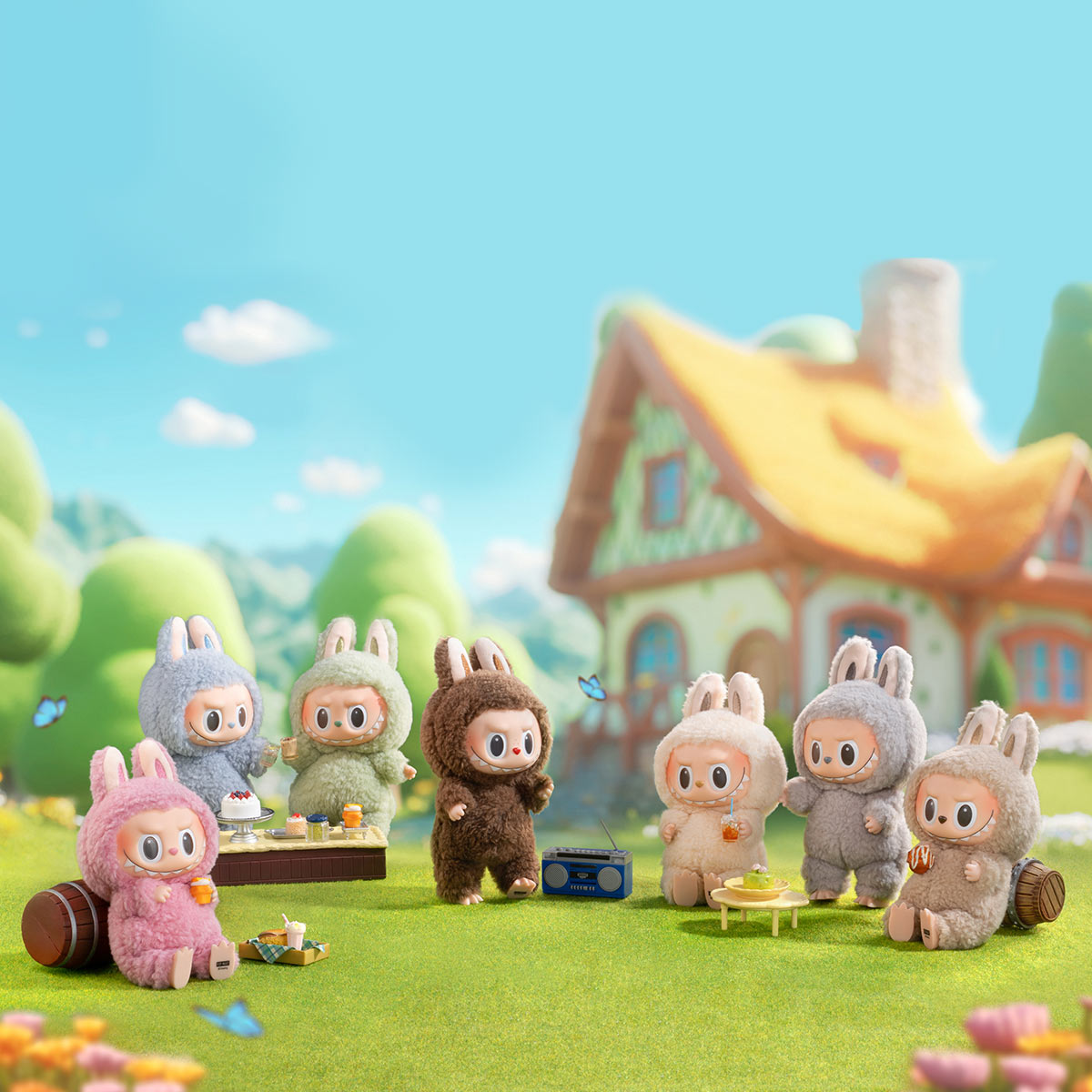 Pop Mart Labubu The Monsters Exciting Macaron Vinyl Face Blind Box (Authentic)