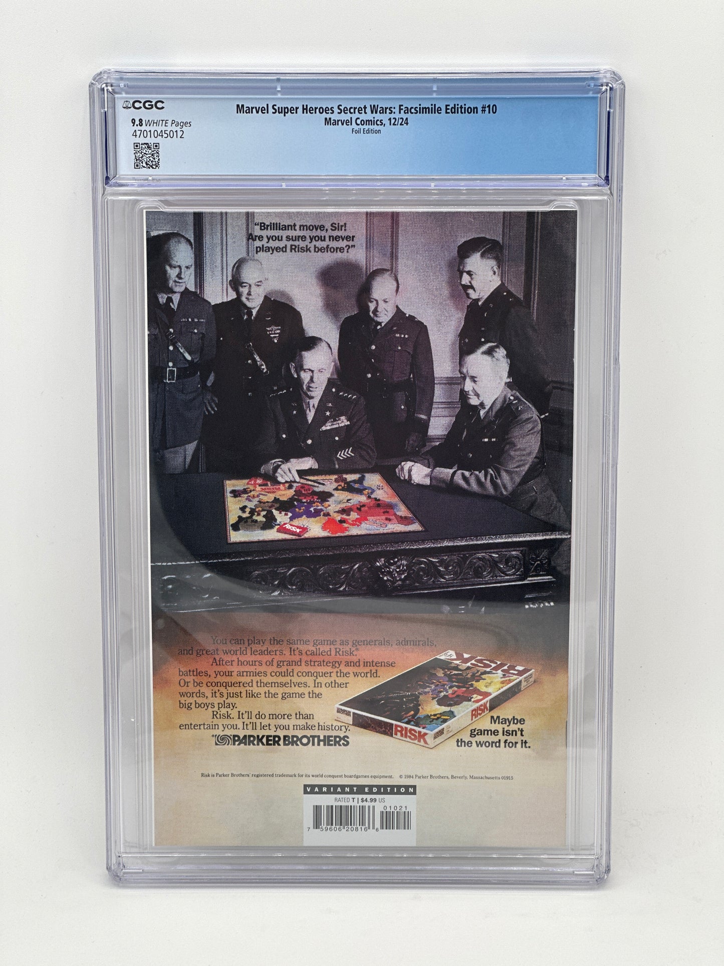 Marvel Super Heroes Secret Wars Facsimile Foil Edition #10