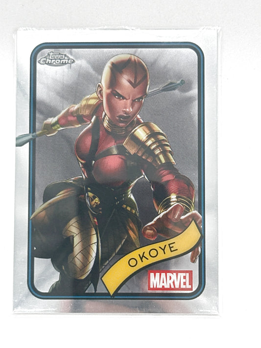 2025 Topps Marvel Chrome #058 Okoye Base