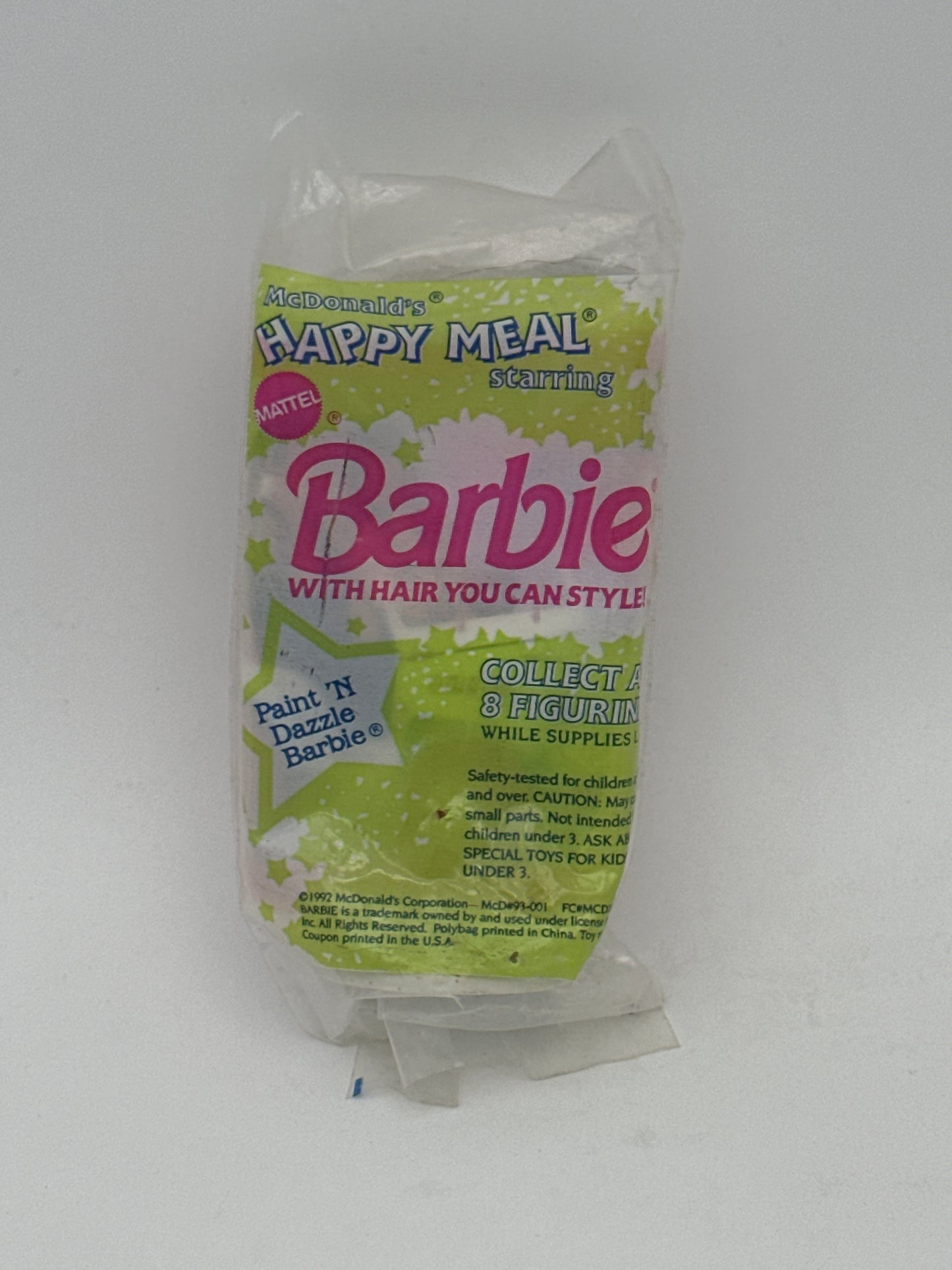 McDonald's Happy Meal Toy Barbie 1992