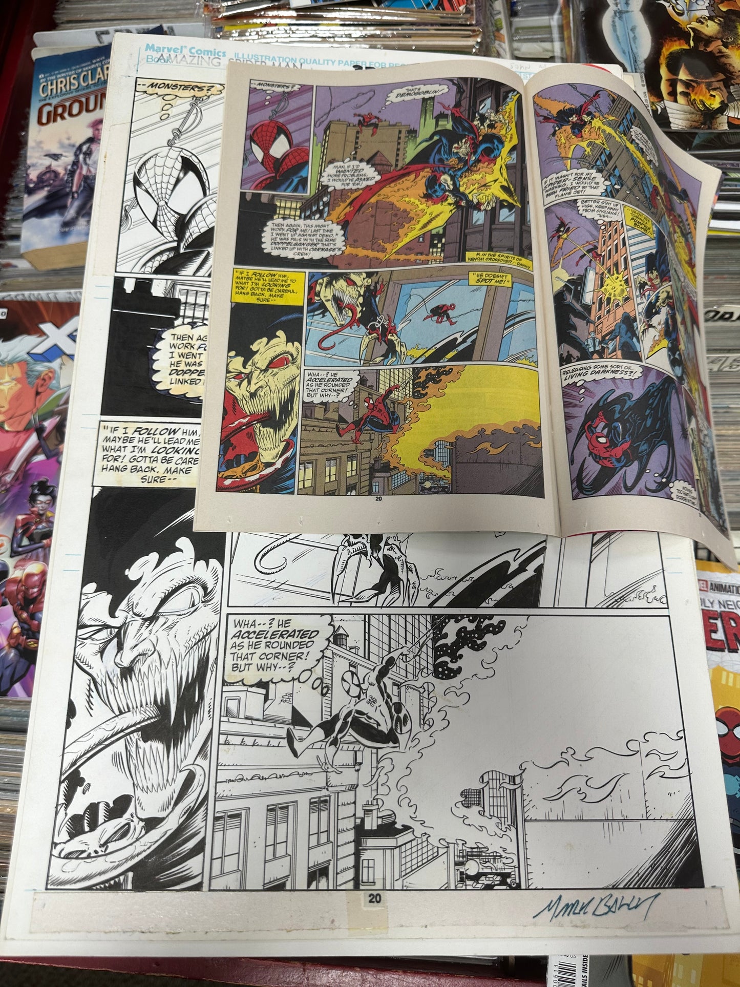 Amazing Spider-Man #378 Pg 16 Original Comic Art