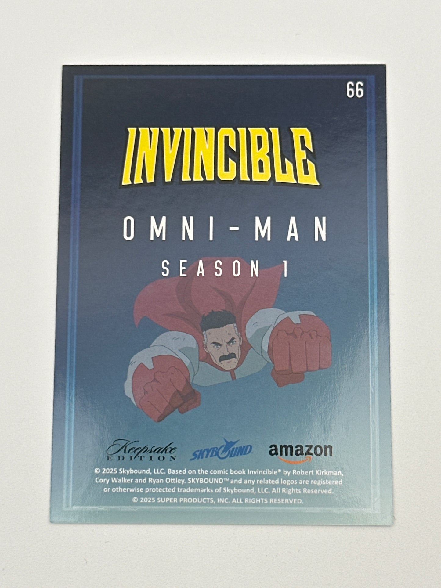 2025 Invincible Season 1 Keepsake Trading Card #066 Omni-Man Base Card