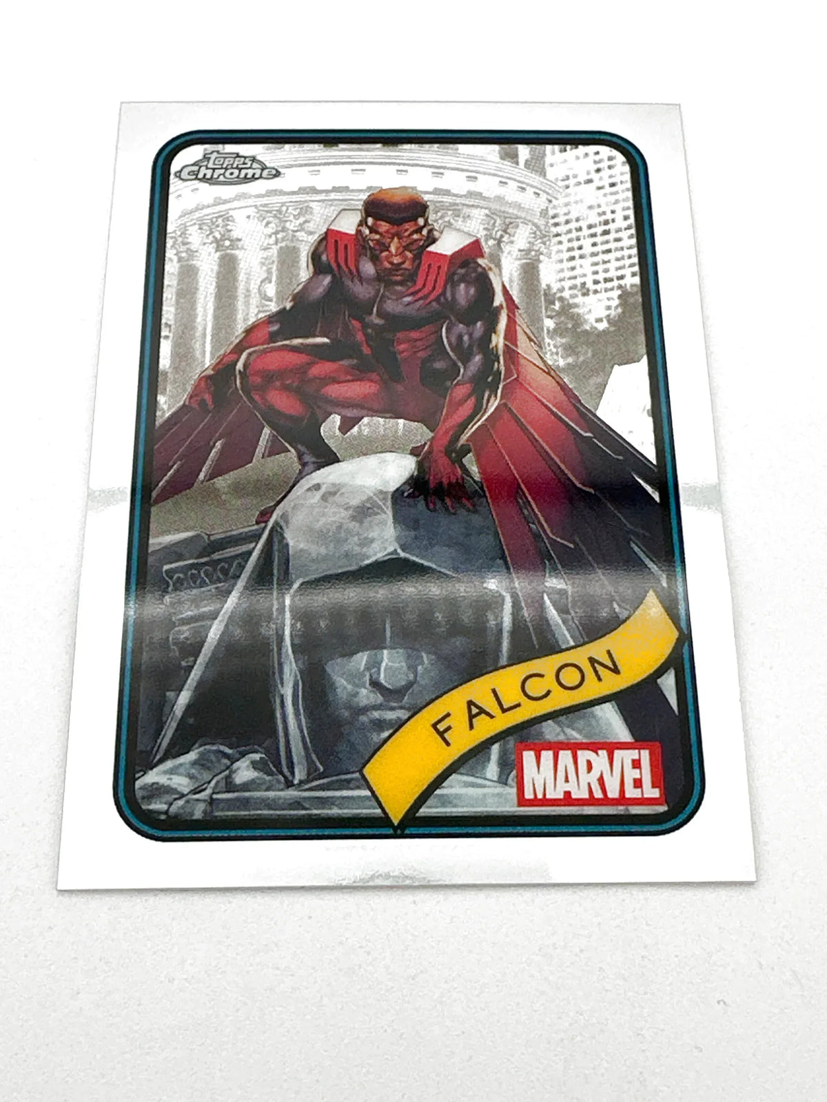 2025 Topps Marvel Chrome #080 Falcon Base - Glass City Comics & Collectibles