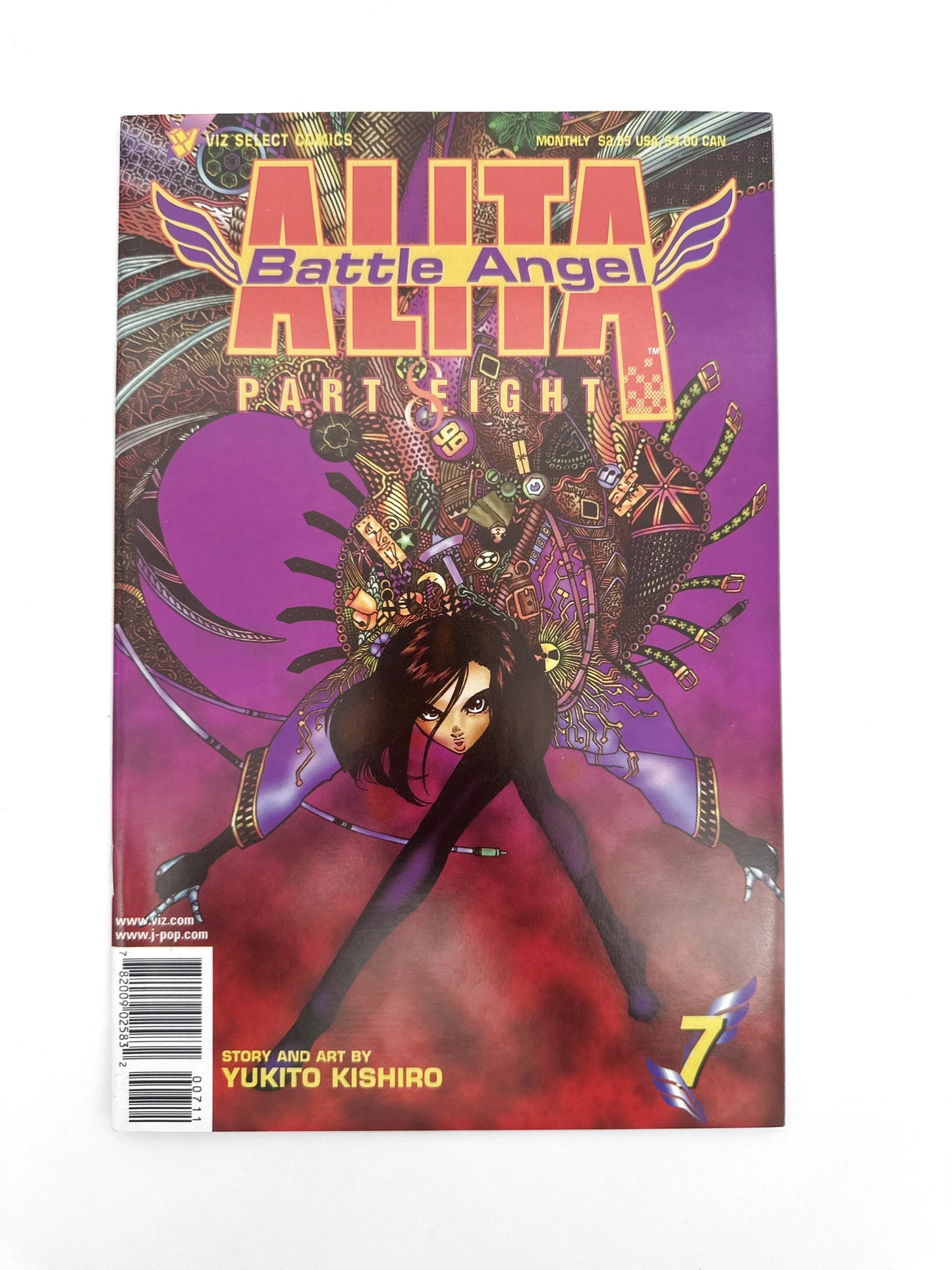 A comic book featuring an anime character