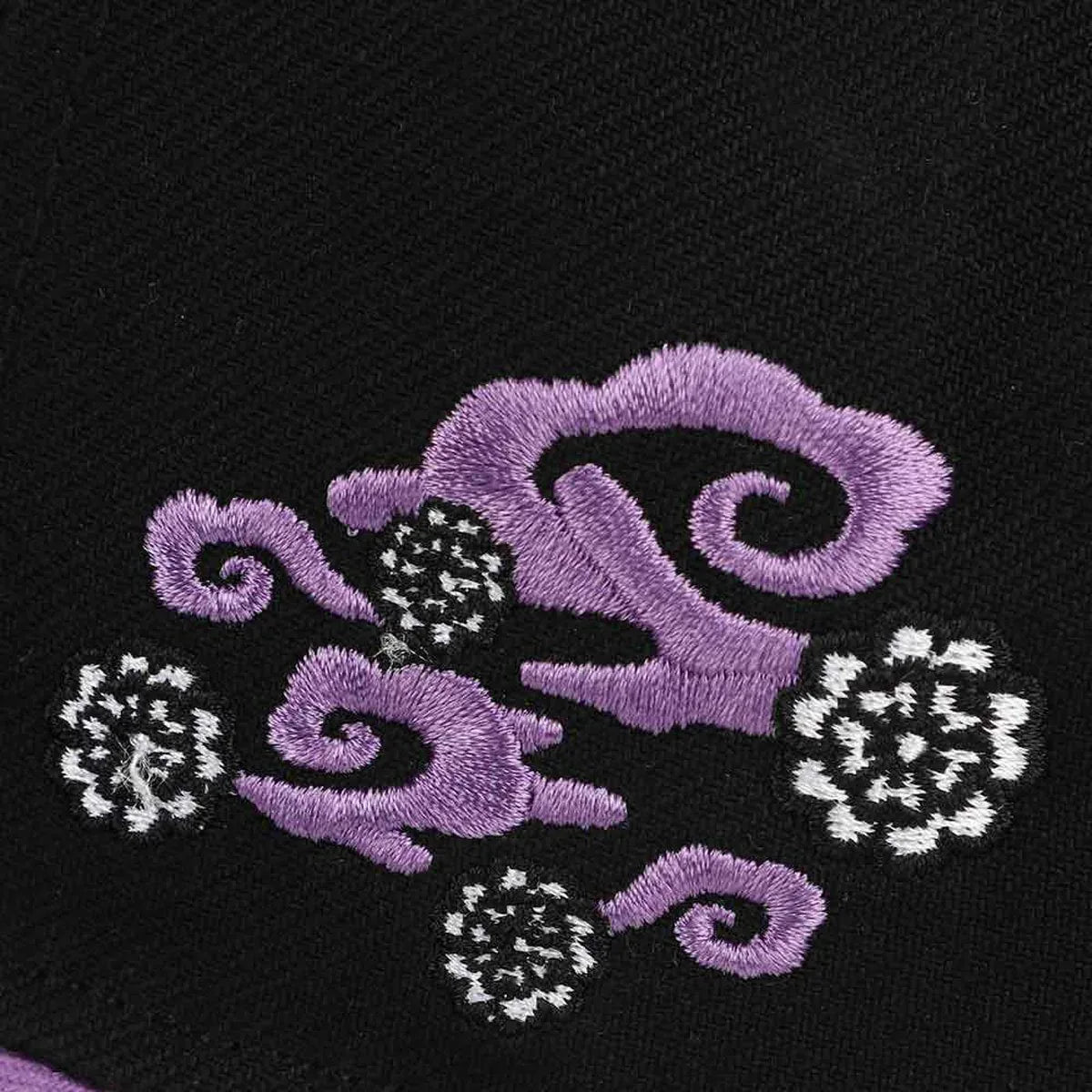 Pokemon Gengar Embroidered Flat Bill Snapback Hat - Glass City Comics & Collectibles