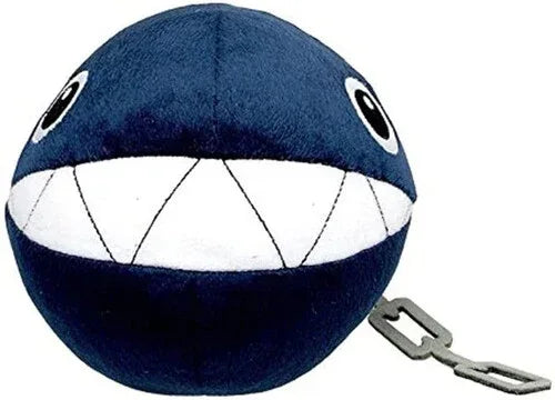 Little Buddy Super Mario Bros. Chain Chomp 6" Plush - Glass City Comics & Collectibles