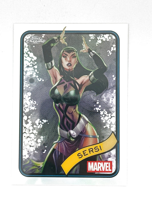 2025 Topps Marvel Chrome #077 Sersi Base Refractor