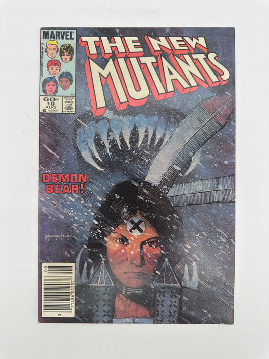 The New Mutants #18 Newsstand VF/NM