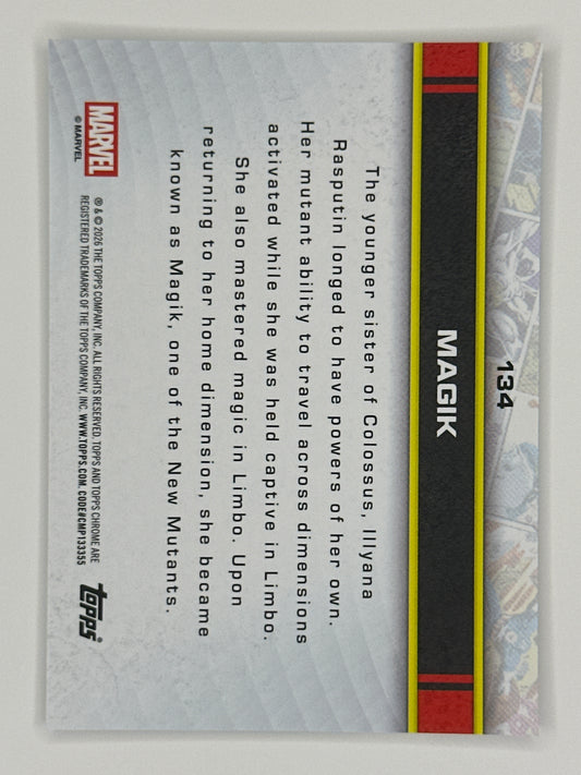 2026 Topps Marvel Chrome 134 Magik Base Card