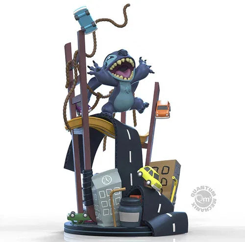 Quantum Mechanix QMx - Stitch x San Francisco - 8" Q-Fig Max Elite - Glass City Comics & Collectibles