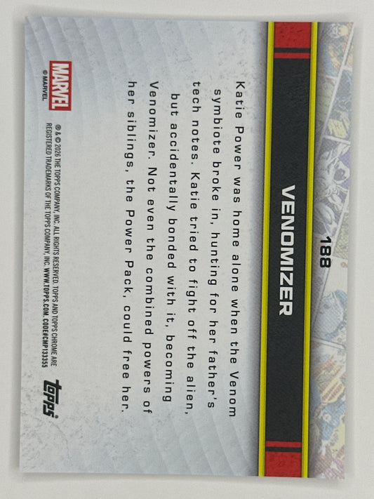2026 Topps Marvel Chrome 188 Venomizer Base Card