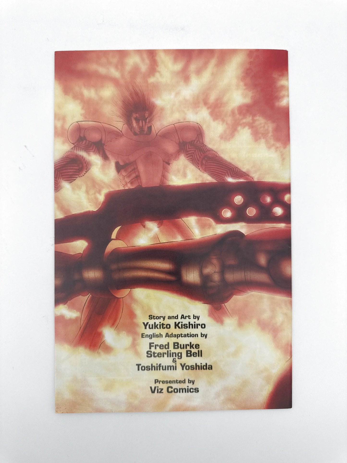 Manga comic book with a dynamic illustration of a female character in armor.