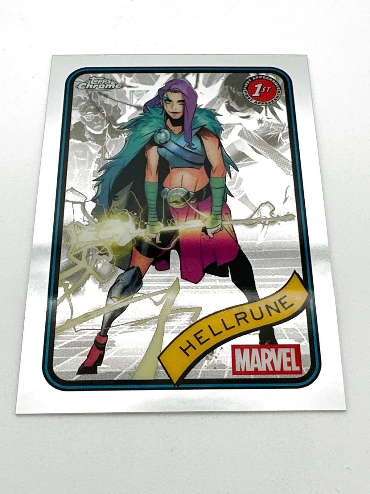 2025 Topps Marvel Chrome #199 Hellrune Base - Glass City Comics & Collectibles