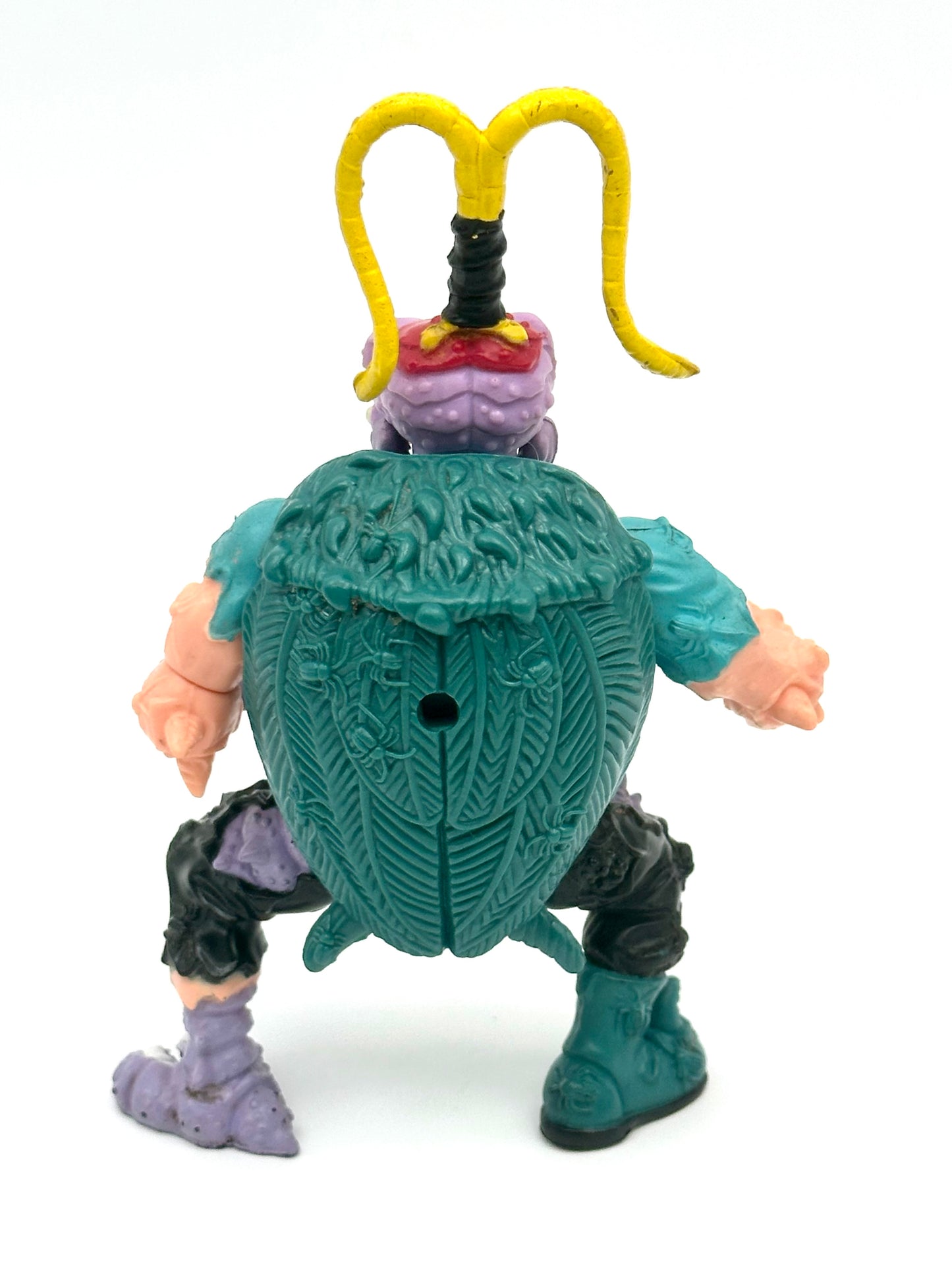 Vintage 1990 TMNT Scumbug Action Figure – Near Complete Original Playmates Release