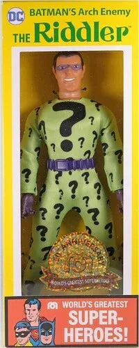 Mego - World’s Greatest Super Heroes - Riddler 50th Anniversary 8" Action Figure - Glass City Comics & Collectibles