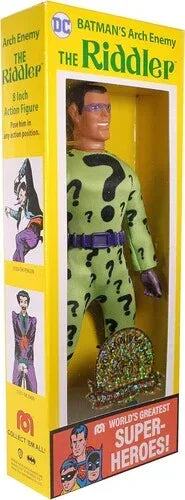 Mego - World’s Greatest Super Heroes - Riddler 50th Anniversary 8" Action Figure - Glass City Comics & Collectibles