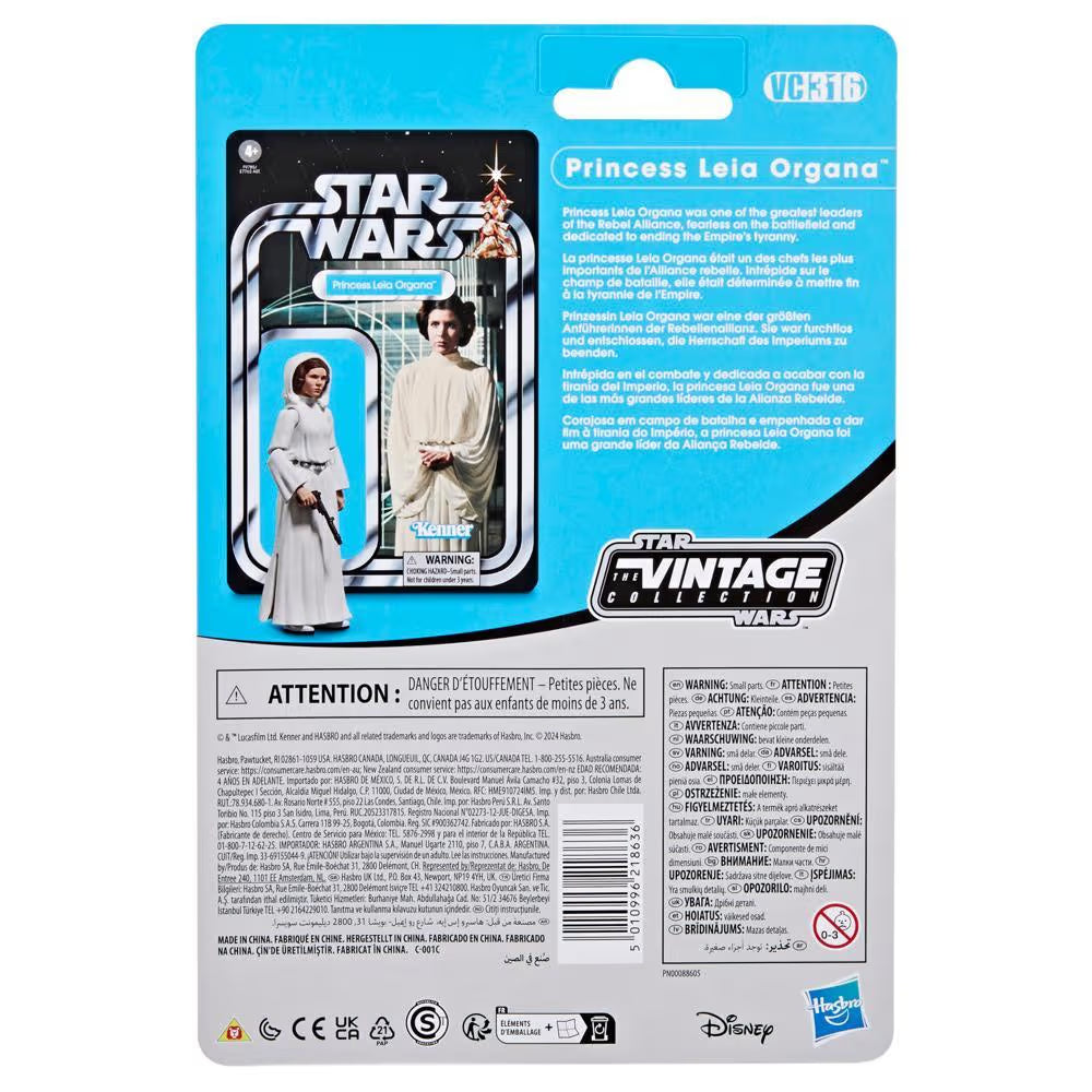 Star Wars The Vintage Collection Leia Organa, Star Wars: A New Hope Action Figure (3.75”)