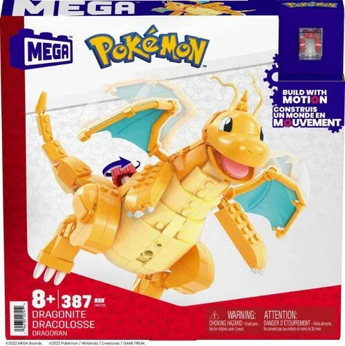 MEGA BLOKS - Pokemon: Dragonite, 388 Piece Building Toy Set - Glass City Comics & Collectibles