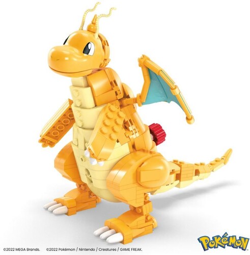 MEGA BLOKS - Pokemon: Dragonite, 388 Piece Building Toy Set