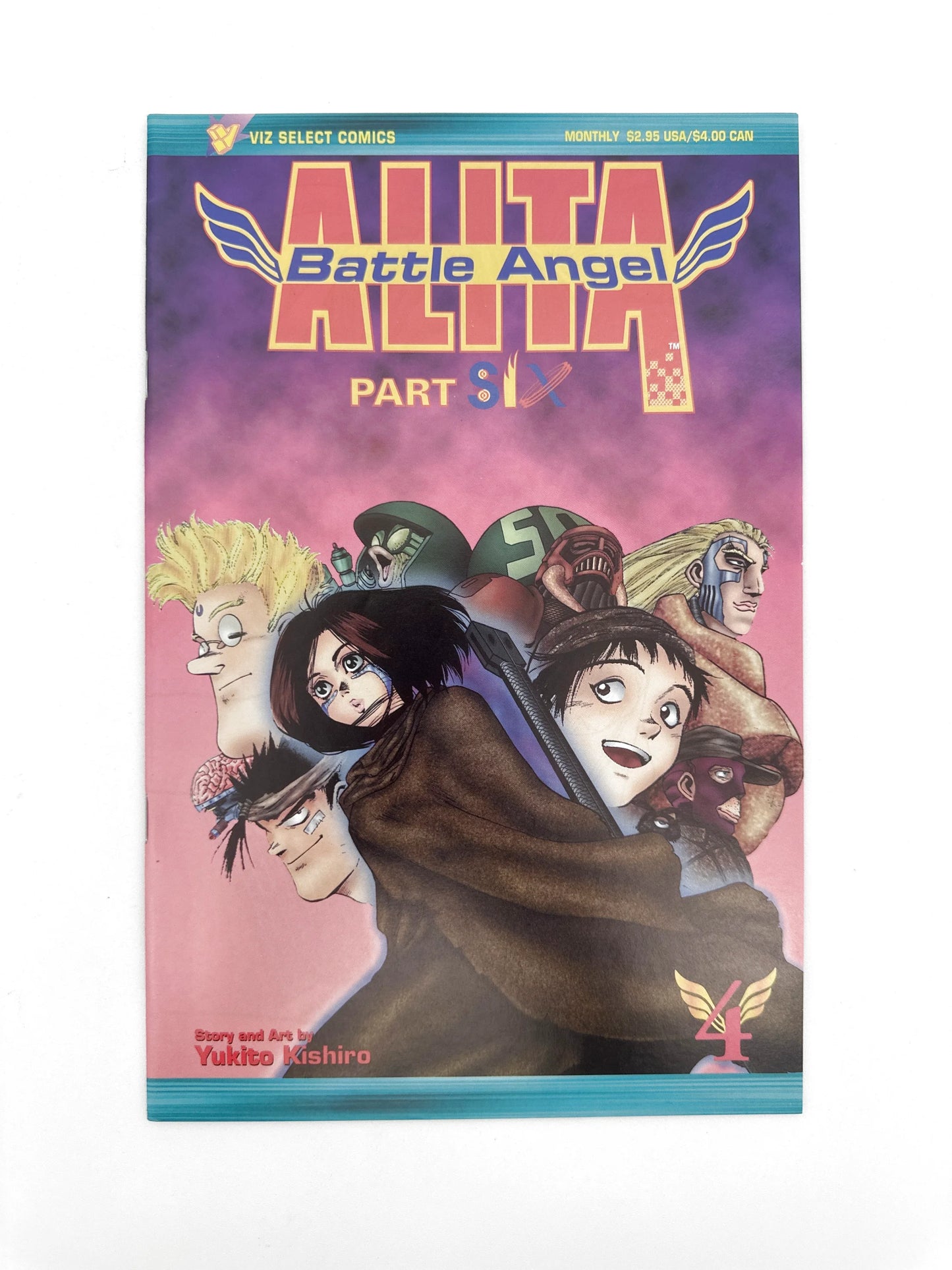 Manga comic book with a colorful illustration of characters on the cover