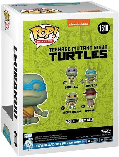FUNKO POP! Movies: Teenage Mutant Ninja Turtles 1990 S2 - Leonardo (Meditating) (TMNT) - Glass City Comics & Collectibles