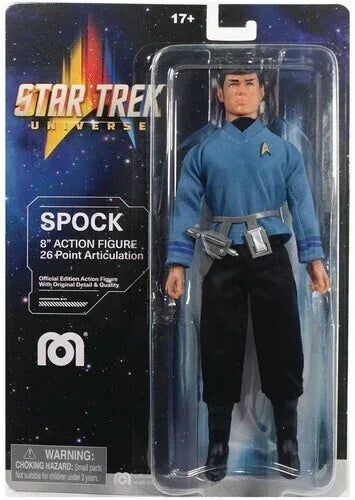 Mego - Star Trek: Strange New Worlds - Spock 8" Action Figure - Glass City Comics & Collectibles