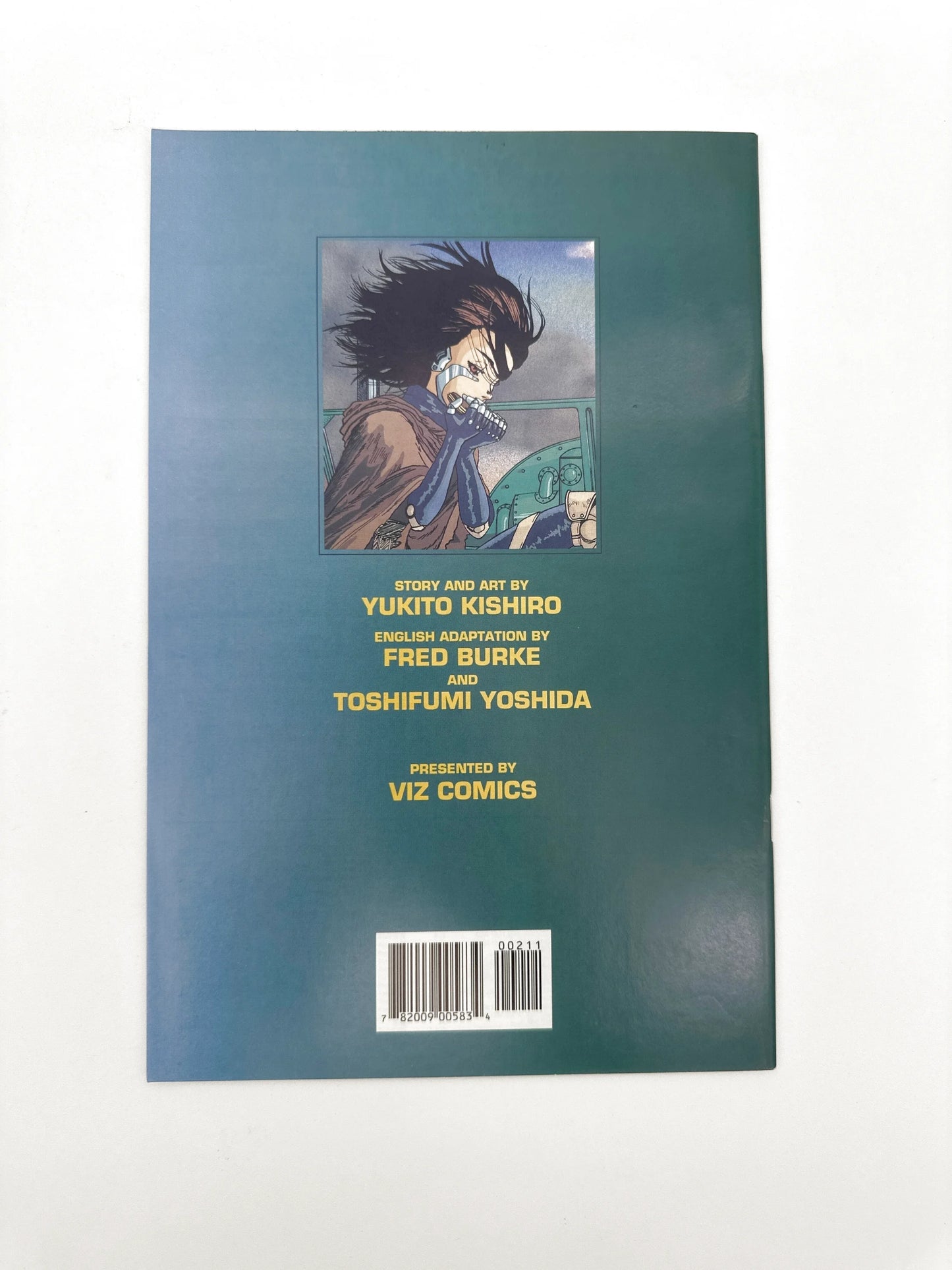 Manga comic book with an illustrated cover