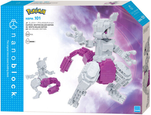 Nanoblock - Pokemon Series - Mewtwo Deluxe Edition Building Kit
